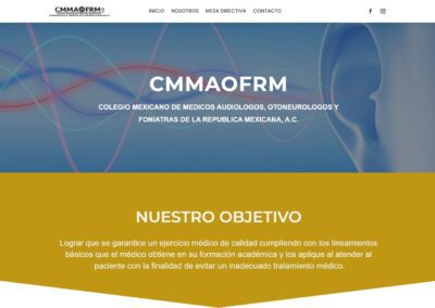 COLEGIO MEXICANO DE MEDICOS AUDIOLOGOS, OTONEUROLOGOS Y FONIATRAS DE LA REPUBLICA MEXICANA