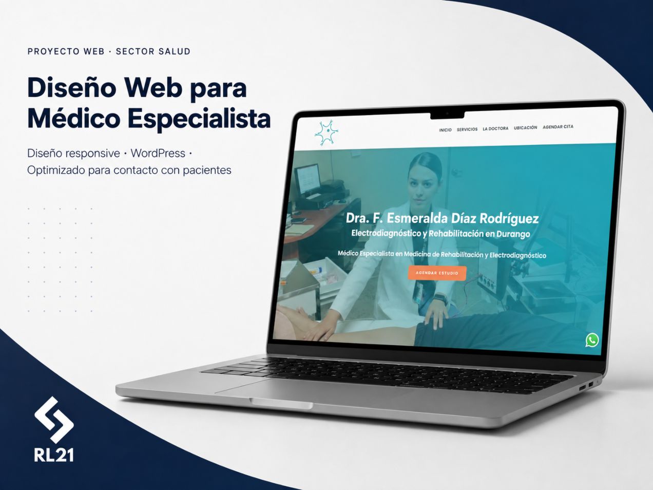 Proyecto web para la Dra. Esmeralda Díaz - Médico Especialista